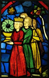 König Ludwig IX. trägt die Dornenkrone, ca. 1245-48