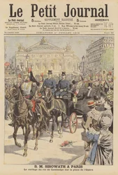 König Sisowath von Kambodscha besucht Paris
