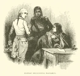 Klenau erkennt Napoleon (Stich)