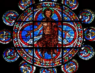 Jüngstes Gericht: Christus zeigt die Wunden der Kreuzigung