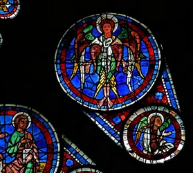 Jüngstes Gericht: Ein Seraphim und ein Engel