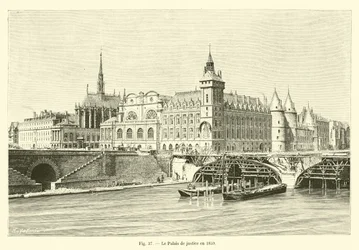Das Justizpalast im Jahr 1859