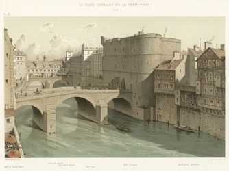 Das Petit-Châtelet und die Petit-Pont, 1780