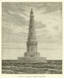 Der Leuchtturm von Cordouan heute (Gravur)