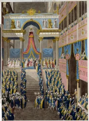 Die Krönung Napoleons (1769-1821) am 2. Dezember 1804