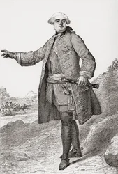 Louis Charles César Le Tellier, bekannt als der Herzog von Estrées, französischer Militärkommandant und Marschall von Frankreich