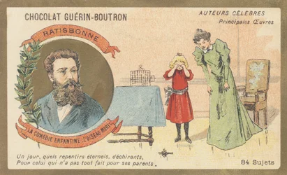 Louis Gustave Fortune Regensbonne (1827-1900), französischer Schriftsteller, Autor von „La comedie enfantine — L