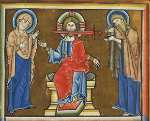 MS CXXXVII, Christus der Apokalypse, aus dem Psalter der Heiligen Elisabeth