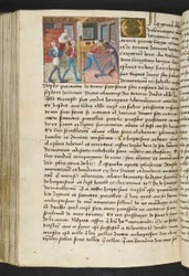 Seite aus Cent Nouvelles Nouvelles, c.1461-62