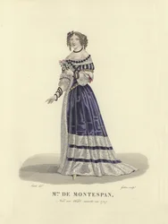 Madame de Montespan, Mätresse von König Ludwig XIV. von Frankreich