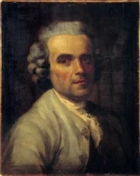 Männerporträt. Gemälde der französischen Schule
