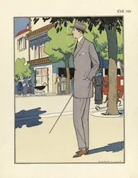Männeranzug, von Marc-Luc, veröffentlicht 1923