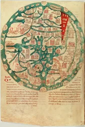 Mappamundi, nach Isidor von Sevilla, ca. 1130-1135