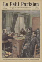 Marguerite Steinheil im Büro des Richters