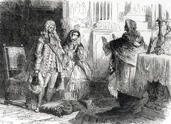 Heirat von Ludwig XIV. und Madame de Maintenon