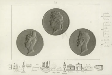 Medaillon von Louis Philippe I. von Frankreich