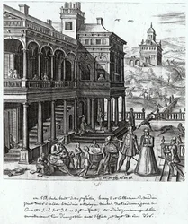 Michel de Nostradame (1503-66) wird zur Zukunft der sieben Kinder von Catherine de Medici (1519-89) und Henri II (1519-59) befragt, 1548