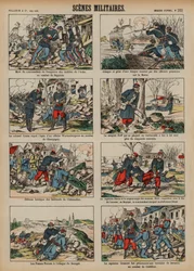 Militärszenen aus dem Deutsch-Französischen Krieg