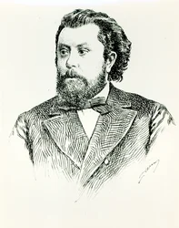 Modest Petrowitsch Mussorgski (1835-81), Illustration aus 