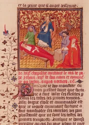 Ms Fr.226 fol.253v. Papst Johannes XII. bestraft seine Feinde nach seiner Rückkehr nach Rom im Jahr 964