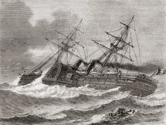 Napoleon III, aus Les Merveilles de la Science, veröffentlicht 1870