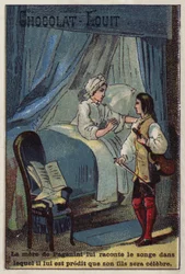 Paganinis Mutter erzählt von ihrem Traum, in dem vorhergesagt wurde, dass er berühmt werden würde