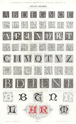 Seite aus Vignettes Typographiques