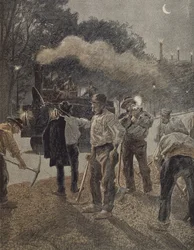 Paris, Nachtarbeit, Ende des 19. Jahrhunderts