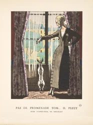 Pas de Promenade Tom …il Pleut, aus einer Sammlung von Modeplatten
