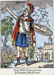 Frommes Bild Saint Donat, bete für uns