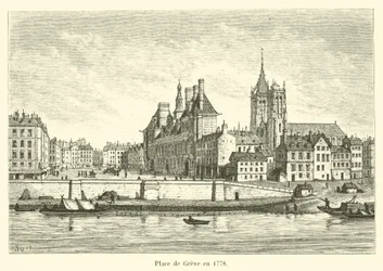 Place de Grève im Jahr 1778