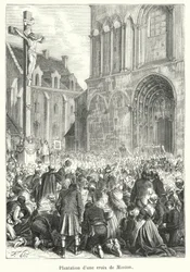 Pflanzung eines Missionskreuzes