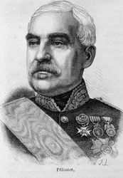 Porträt von Aimable Jean Jacques Pélissier, Herzog von Malakoff (1794-1864), französischer Militär und Marschall von Frankreich - in „L