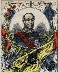 Porträt von Amédée Anatole Courbet, französischer Admiral