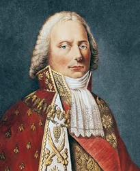 Porträt von Charles Maurice de Talleyrand Périgord (1754-1838), französischer Politiker - Gravur