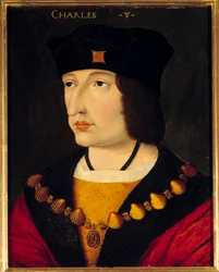 Porträt von Karl VIII. (1470-1498), König von Frankreich, Sohn von Ludwig XI.