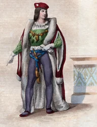 Porträt von Charles von Valois, Herzog von Orléans (1394-1465), französischer Dichter und Vater von König Ludwig XII. von Frankreich