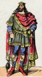 Porträt von Chlodwig I., König der Franken