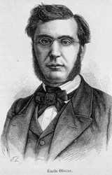 Porträt von Emile Ollivier, französischer Politiker (1825-1913) - in „L