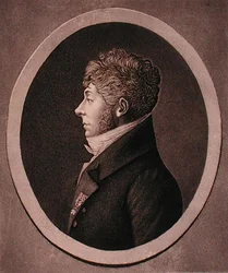 Porträt von Etienne-Nicolas Mehul (1763-1817), graviert von Edme Quenedey (1756-1830)
