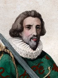 Porträt von Francois de Bonne, Herzog von Lesdiguieres (1543-1626), französischer Soldat und Konstabler von Frankreich