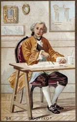 Porträt von Germain Soufflot (1713-1780), französischer Architekt.
