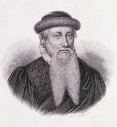 Porträt von Gutenberg - in „Porträt nützlicher Männer“