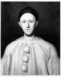 Porträt von Jean Charles Deburau (1829-73) als Pierrot