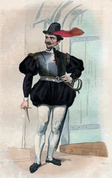 Porträt von Jean Leclerc, genannt Bussy Leclerc (gest. 1635)