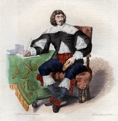 Porträt von Jean Louis Guez de Balzac (1597-1654), französischer Autor