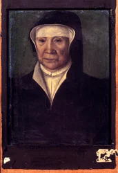 Porträt von Johanna von Navarra (1273-1305), Königin von Frankreich. Gemälde der französischen Schule. 16. Jahrhundert. Versailles, Schlossmuseum