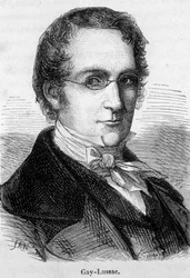 Porträt von Louis-Joseph Gay-Lussac (1778-1850), französischer Physiker und Chemiker - in „L
