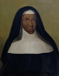 Porträt von Louise-Marie-Thérèse (1664-1732), der Schwarzen Nonne von Moret