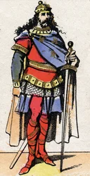 Porträt von Pippin dem Jüngeren oder Herstal